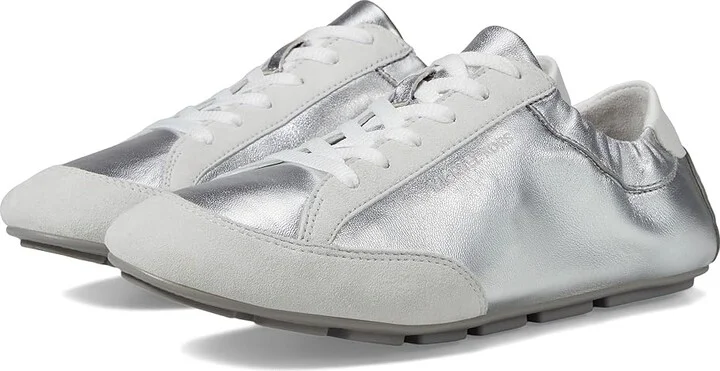 MICHAEL Michael Kors Susie Trainer Women's Shoes Silver : 5.5 M, Leather