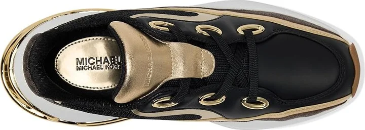 MICHAEL Michael Kors Toni Trainer Women's Shoes Brown : 9 M, Leather - Image 2