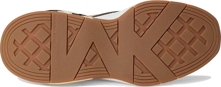 MICHAEL Michael Kors Toni Trainer Women's Shoes Brown : 9 M, Leather - Image 3
