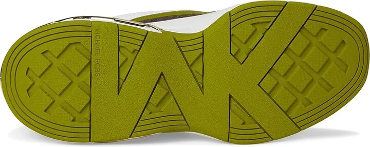 MICHAEL Michael Kors Toni Trainer Women's Shoes Meadow Green : 9.5 M, Leather - Image 3