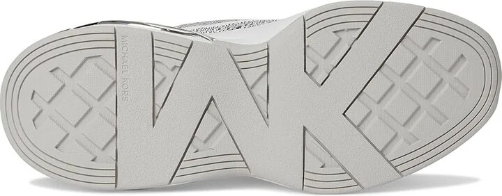 MICHAEL Michael Kors Toni Trainer Women's Shoes Optic White : 9 M, Leather - Image 3