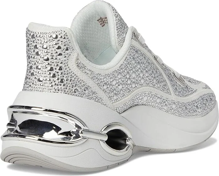 MICHAEL Michael Kors Toni Trainer Women's Shoes Optic White : 9 M, Leather - Image 4