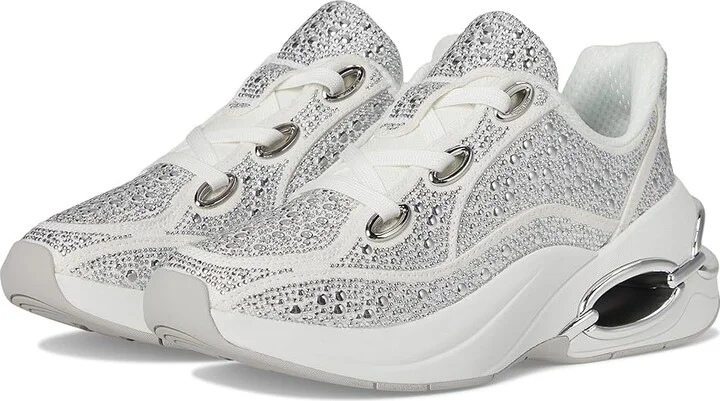 MICHAEL Michael Kors Toni Trainer Women's Shoes Optic White : 9 M, Leather