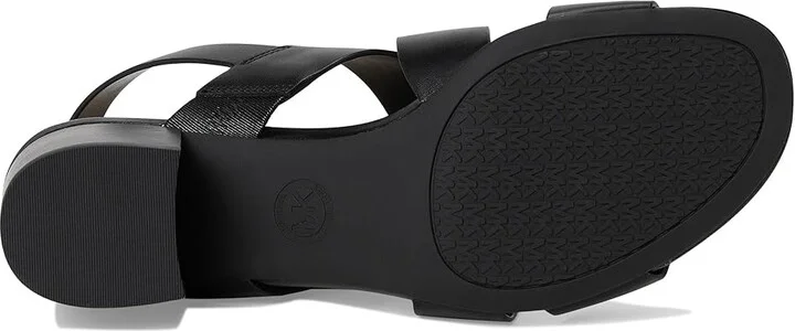MICHAEL Michael Kors Vera Flex Mid Sandal Women's Sandals Black : 7.5 M, Leather - Image 3