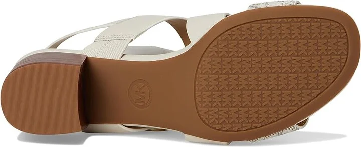 MICHAEL Michael Kors Vera Flex Mid Sandal Women's Sandals Vanilla : 10 M, Leather - Image 3