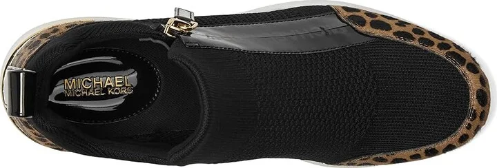 MICHAEL Michael Kors Willis Wedge Trainer Women's Shoes Husk : 10 M, Leather/Textile - Image 2