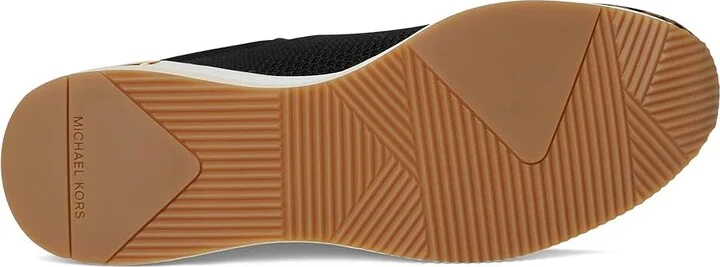 MICHAEL Michael Kors Willis Wedge Trainer Women's Shoes Husk : 10 M, Leather/Textile - Image 3