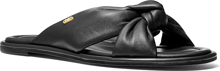 Michael Michael Kors Women's Elena Knotted Strap Slide Sandals