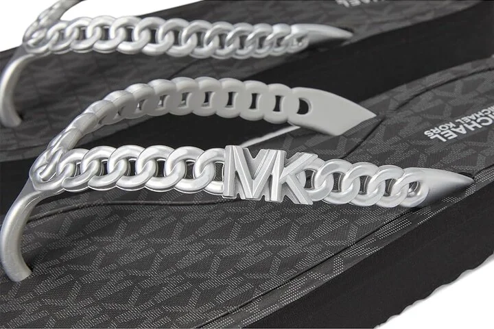 MICHAEL Michael Kors Zaza Flip Flop Women's Sandals Black 2 : 9 M, Synthetic - Image 7