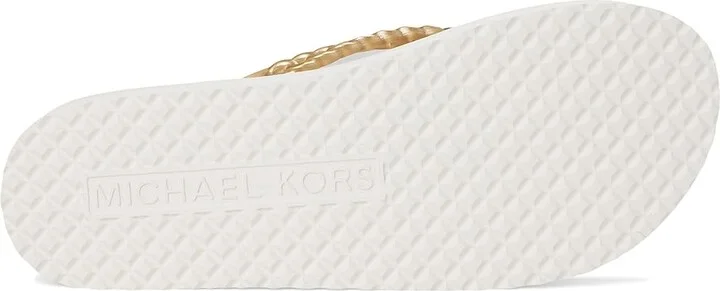 MICHAEL Michael Kors Zaza Flip Flop Women's Sandals Cream : 10 M, Synthetic - Image 3