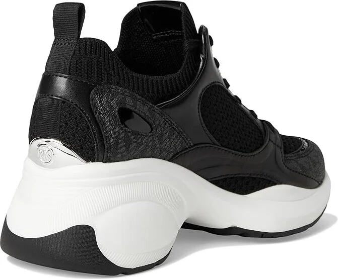 MICHAEL Michael Kors Zuma Knit Trainer Women's Shoes Black : 10 M - Image 4
