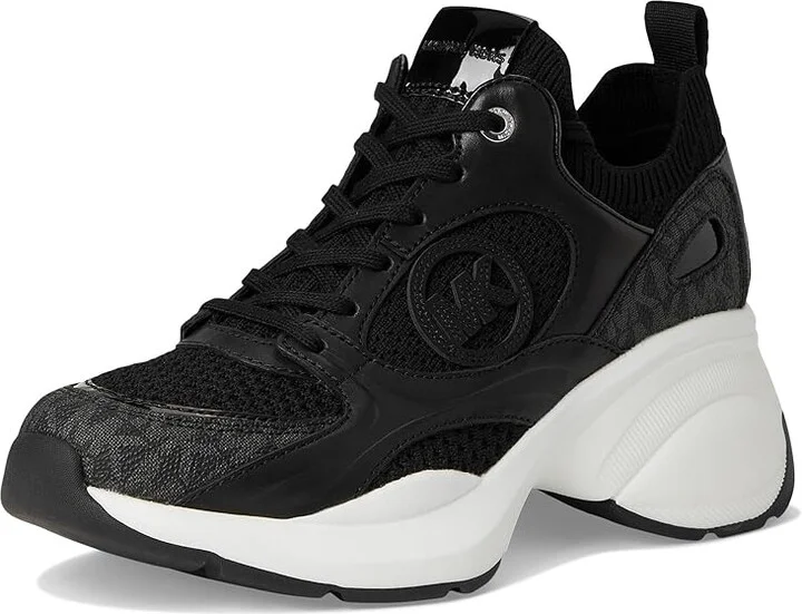 MICHAEL Michael Kors Zuma Knit Trainer Women's Shoes Black : 10 M - Image 5