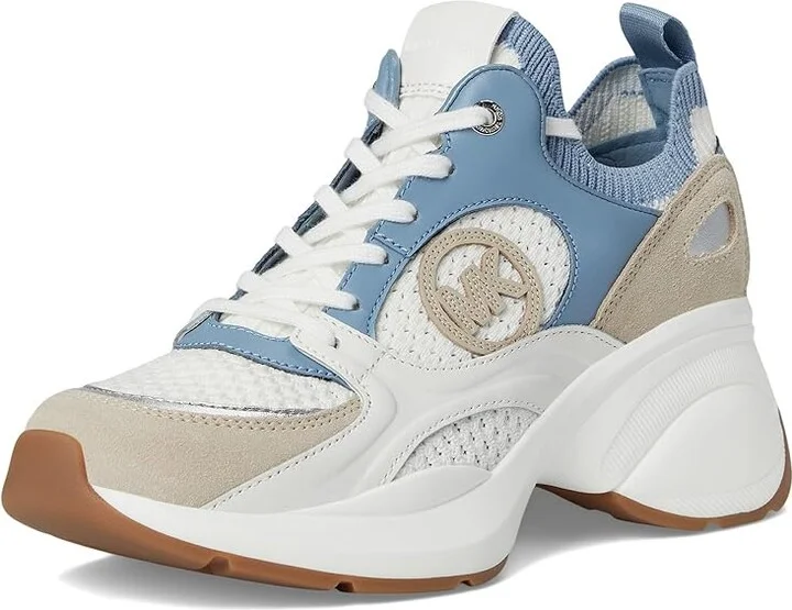 MICHAEL Michael Kors Zuma Knit Trainer Women's Shoes Chambray : 9 M - Image 5