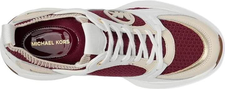 MICHAEL Michael Kors Zuma Knit Trainer Women's Shoes Mulberry : 8 M - Image 2