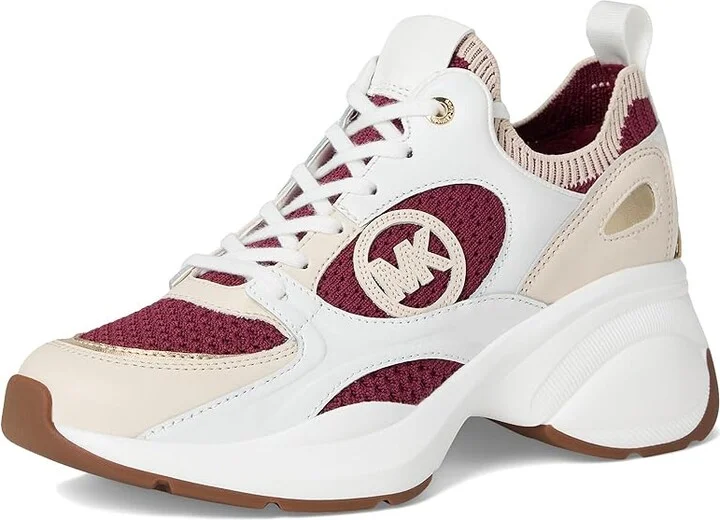 MICHAEL Michael Kors Zuma Knit Trainer Women's Shoes Mulberry : 8 M - Image 5