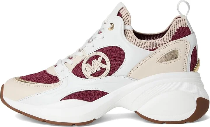 MICHAEL Michael Kors Zuma Knit Trainer Women's Shoes Mulberry : 8 M - Image 6