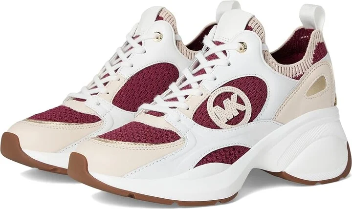 MICHAEL Michael Kors Zuma Knit Trainer Women's Shoes Mulberry : 8 M