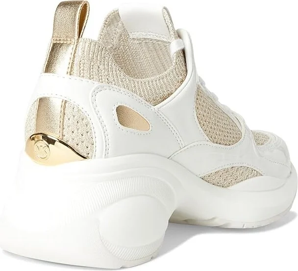 MICHAEL Michael Kors Zuma Knit Trainer Women's Shoes Pale Gold : 8.5 M - Image 4