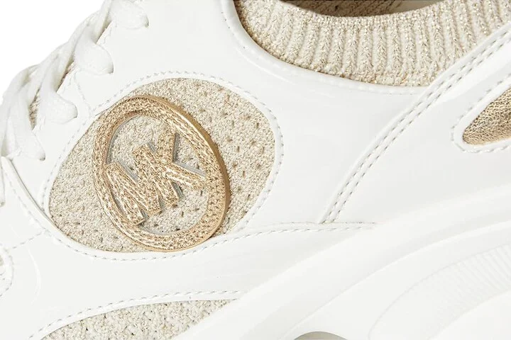 MICHAEL Michael Kors Zuma Knit Trainer Women's Shoes Pale Gold : 8.5 M - Image 7