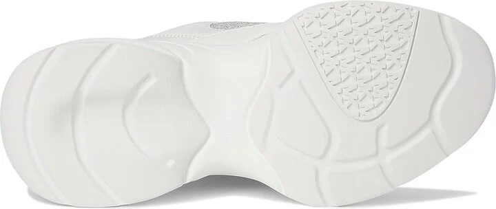 MICHAEL Michael Kors Zuma Knit Trainer Women's Shoes Silver : 7 M - Image 3