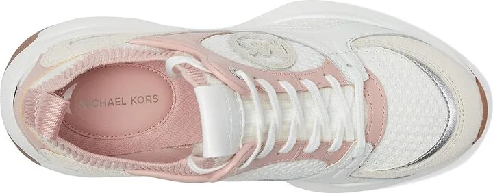 MICHAEL Michael Kors Zuma Knit Trainer Women's Shoes Smokey Rose : 9 M - Image 2