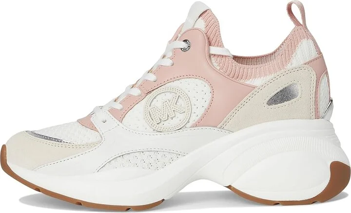 MICHAEL Michael Kors Zuma Knit Trainer Women's Shoes Smokey Rose : 9 M - Image 6