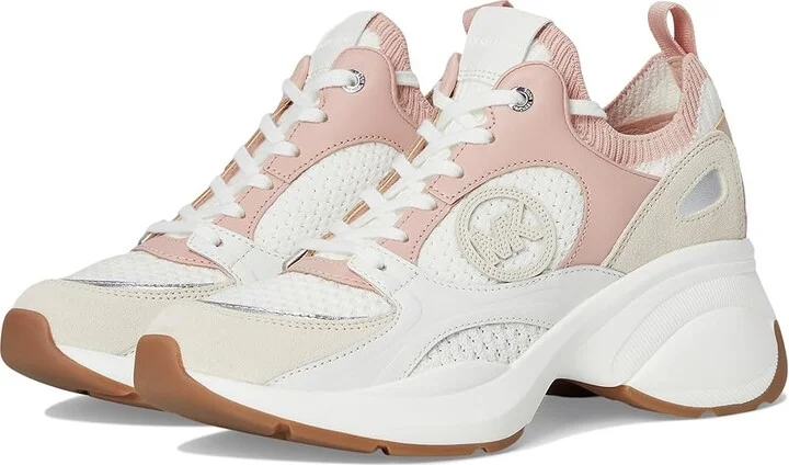 MICHAEL Michael Kors Zuma Knit Trainer Women's Shoes Smokey Rose : 9 M