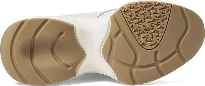 MICHAEL Michael Kors Zuma Trainer Women's Shoes Pale Gold : 11 M, Canvas/Leather - Image 3