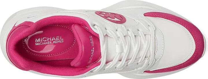 MICHAEL Michael Kors Zuma Trainer Women's Shoes Wild Berry : 8 M, Canvas/Leather - Image 2