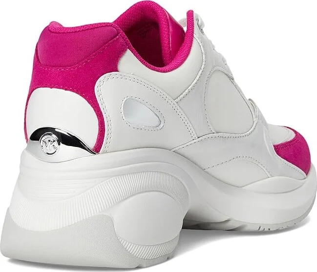 MICHAEL Michael Kors Zuma Trainer Women's Shoes Wild Berry : 8 M, Canvas/Leather - Image 3