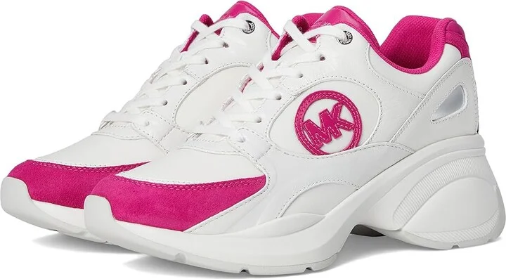 MICHAEL Michael Kors Zuma Trainer Women's Shoes Wild Berry : 8 M, Canvas/Leather