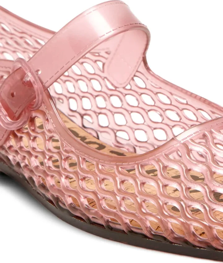 Michaela Jelly Mary Jane lattice ballet flats - Image 3