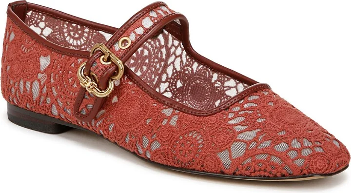 Michaela Mesh Mary Jane Flat