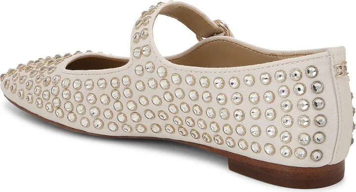 Michaela Rhinestone Mary Jane Flat - Image 2