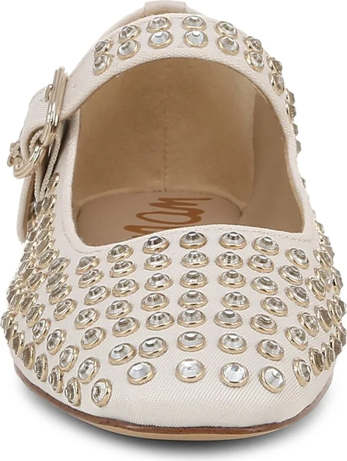 Michaela Rhinestone Mary Jane Flat - Image 4