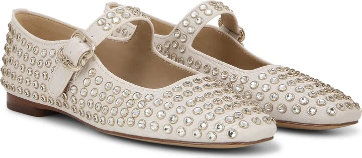 Michaela Rhinestone Mary Jane Flat - Image 10