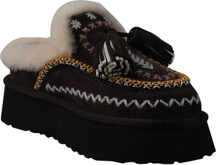Michel Faux Fur Platform Bootie