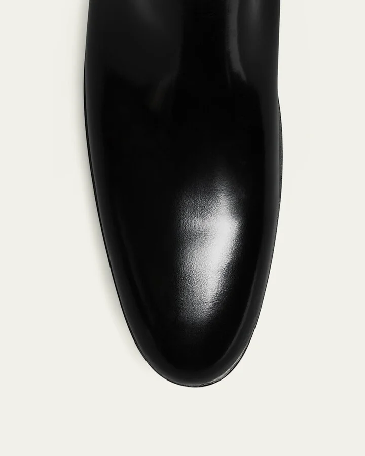 Michelangelo Leather Bit Riding Boots - Image 7