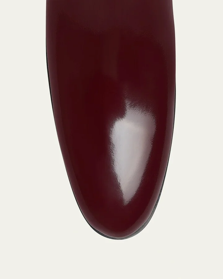Michelangelo Leather Bit Riding Boots - Image 6