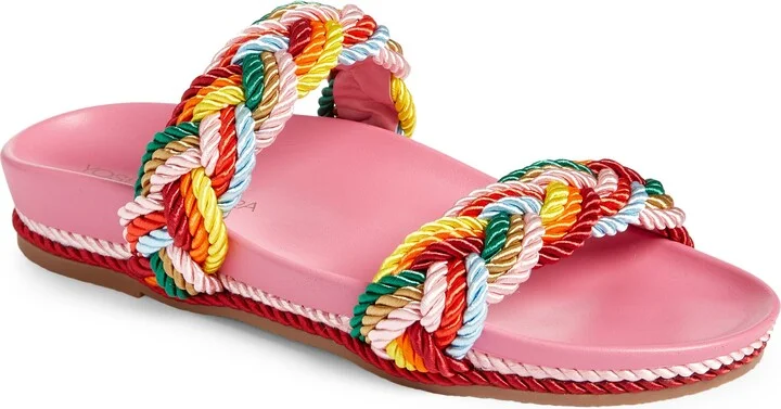 Michelle Double Strap Slide Sandal