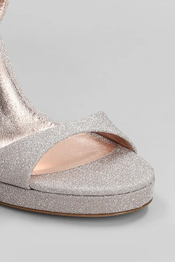 Michelle Sandals In Rose-pink Glitter - Image 5