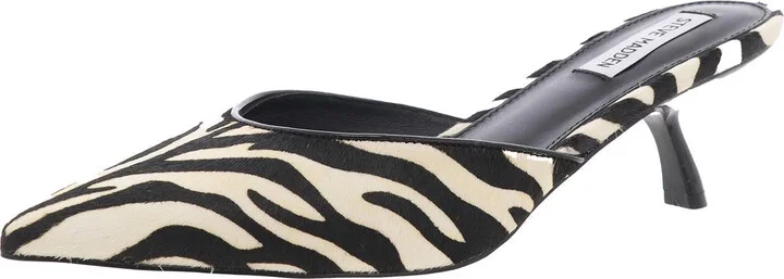 Micki Womens Metallic Patent Kitten Heels