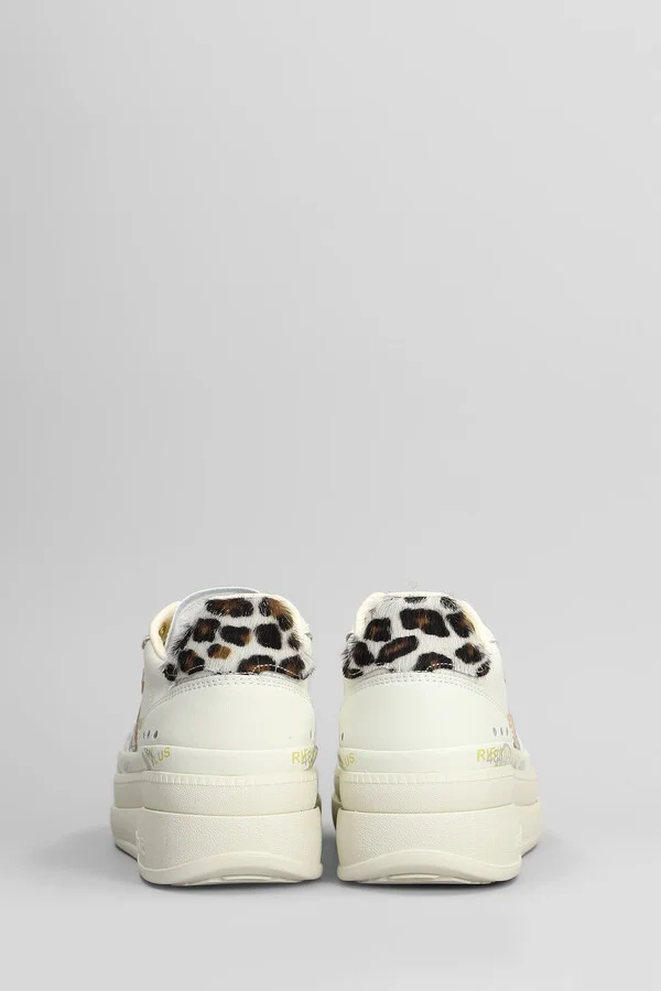 Micol Sneakers In White Leather - Image 4