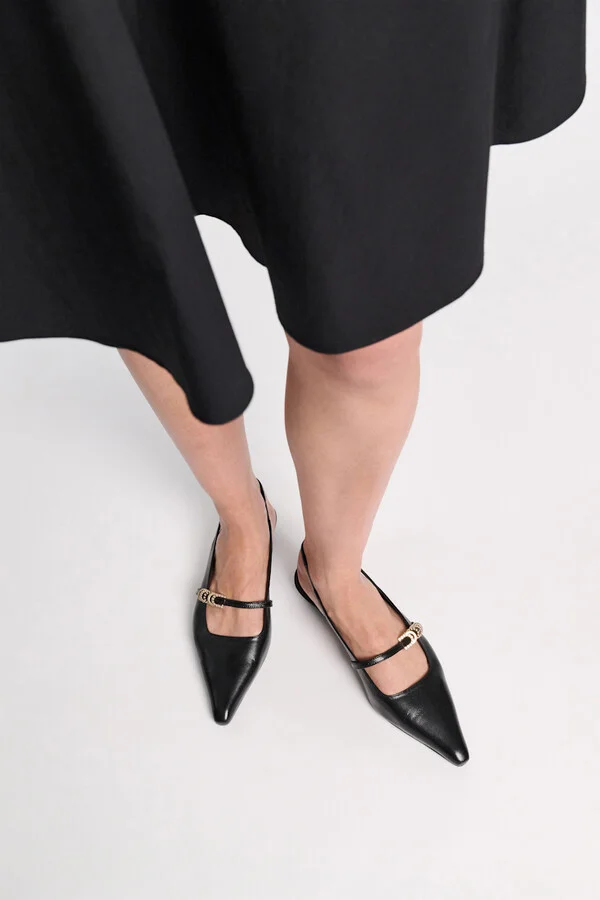 Micro heel slingbacks with D-rings - Image 4