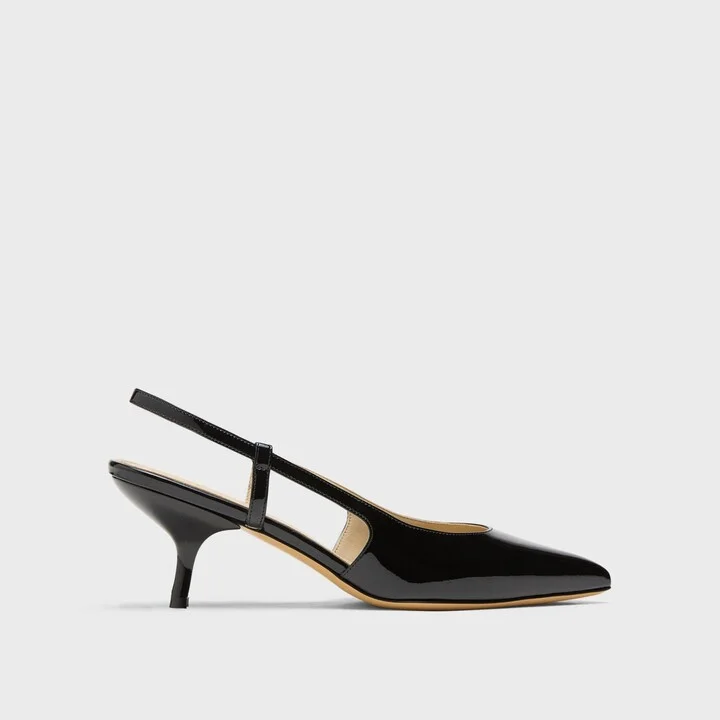 Micro Slingback Pump in Patent Leather - Image 2
