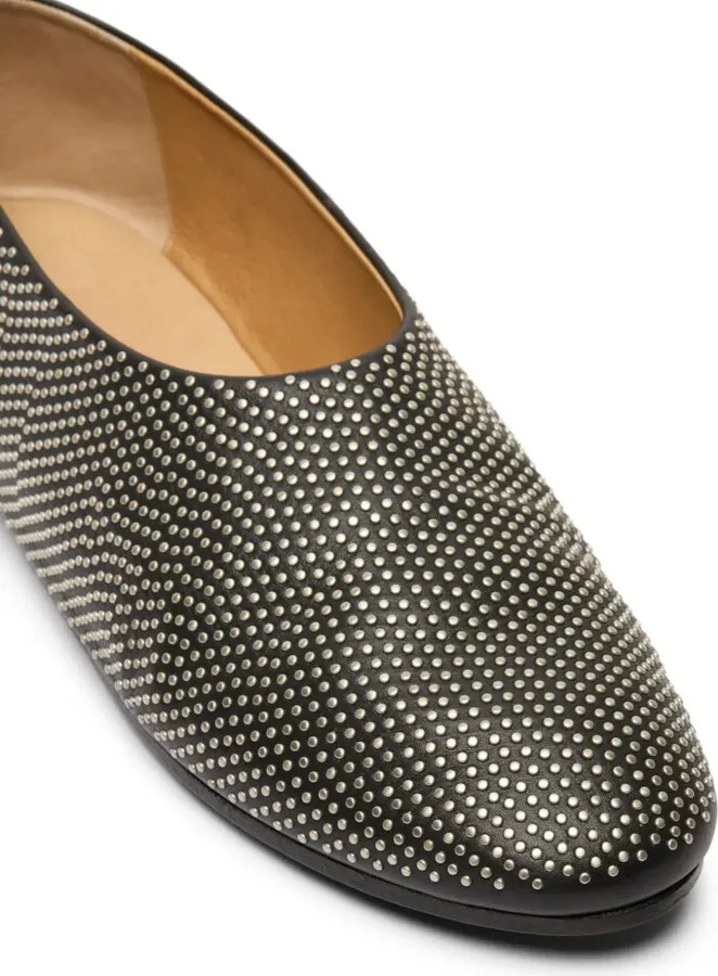 Micro Stud-Embellished Loafers - Image 4