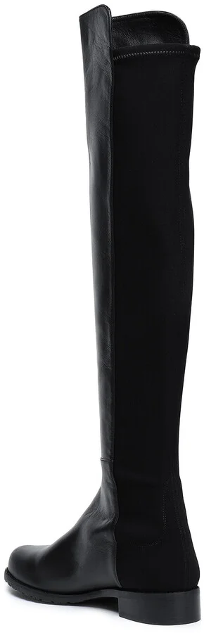 Microstretch and leather over-the-knee boots - Image 3
