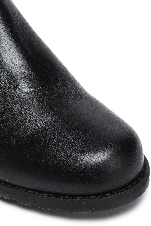 Microstretch and leather over-the-knee boots - Image 4