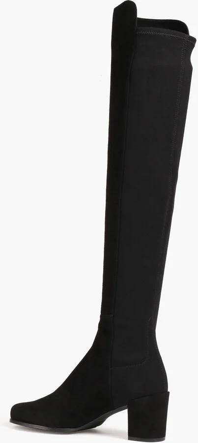 Microstretch and suede over-the-knee boots - Image 3