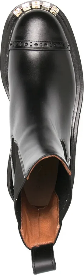 Mid-Calf Leather Boots - Image 4